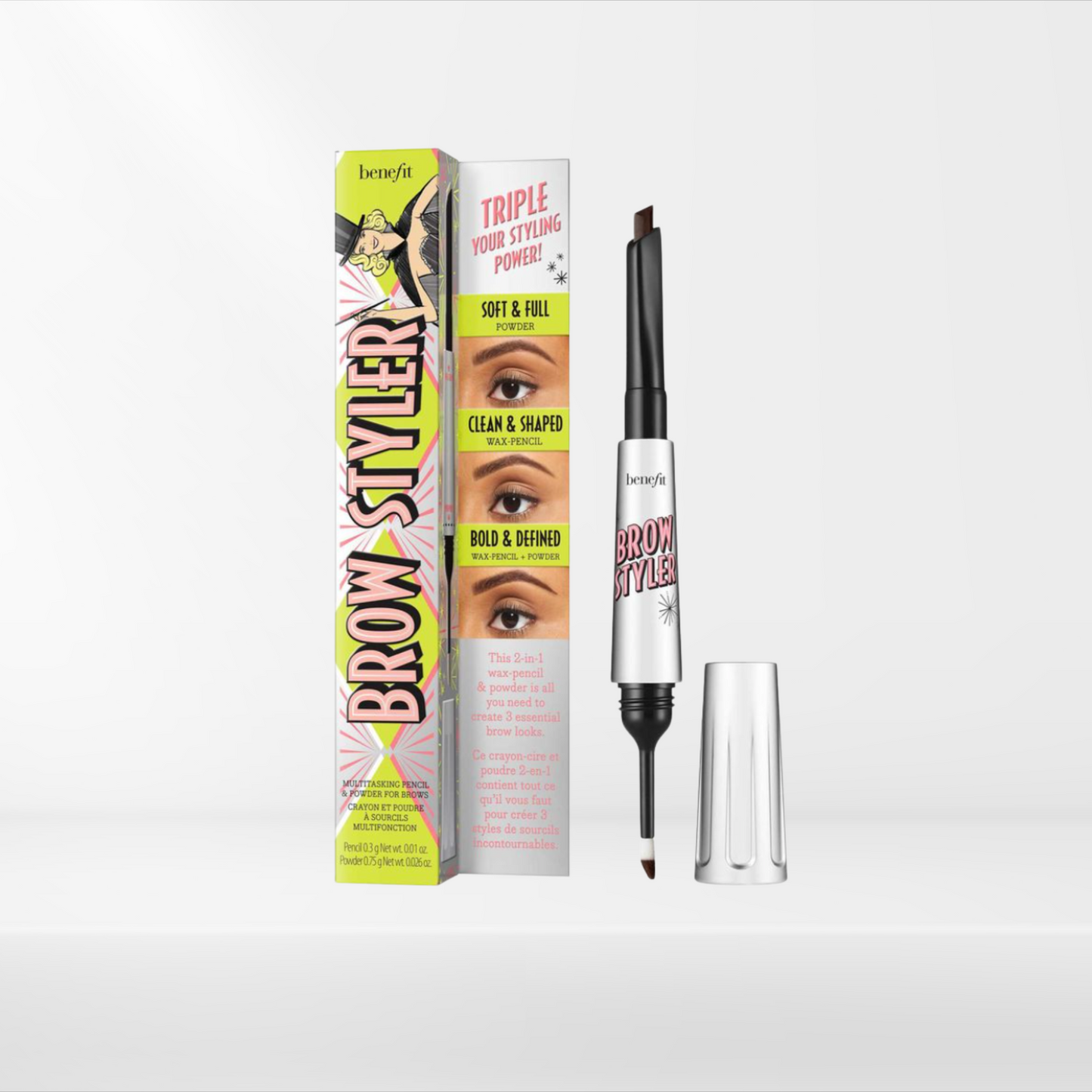 Benefit Brow Styler Multi-Tasking Pencil + Powder