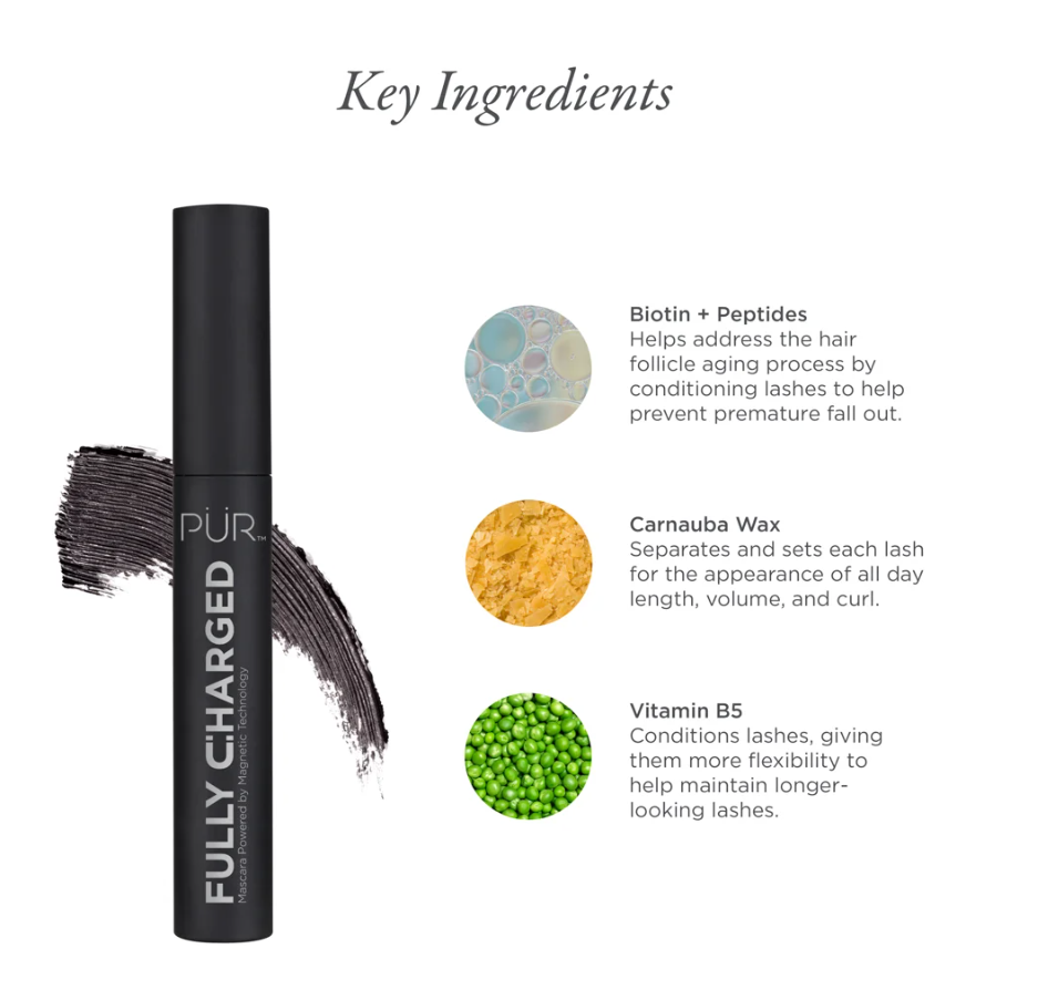 PUR Cosmetics - Fully Charged Mascara Powered by Magnetic Technology