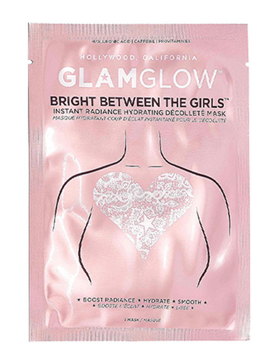 GLAMGLOW Bright Between The Girls - Instant Radiance Hydrating Décolleté Mask