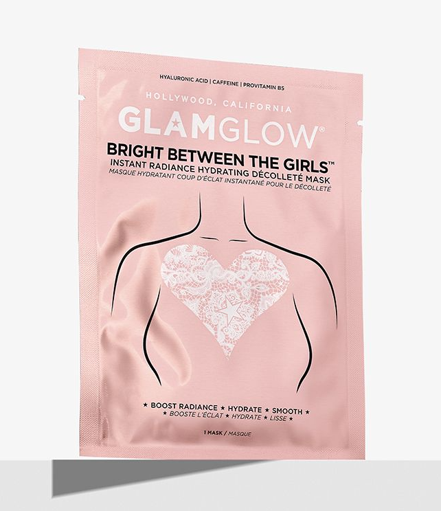 GLAMGLOW Bright Between The Girls - Instant Radiance Hydrating Décolleté Mask