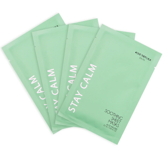 LALA SKIN - STAY CALM SOOTHING SHEET MASKS